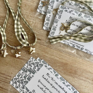 PULSERA VICHY ESTRELLA PERSONALIZADA